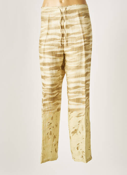 Pantalon drept verde CHRISTINE LAURE femeie