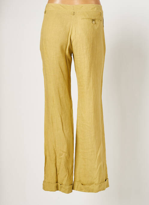 Pantalon larg galben TARA JARMON femeie