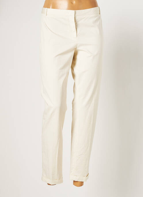 Pantalon slim bej FABIANA FILIPPI femeie