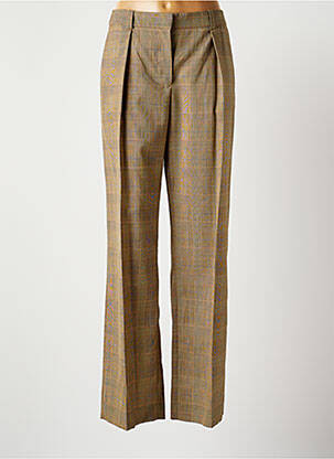 Pantalon chino maro INES DE LA FRESSANGE femeie