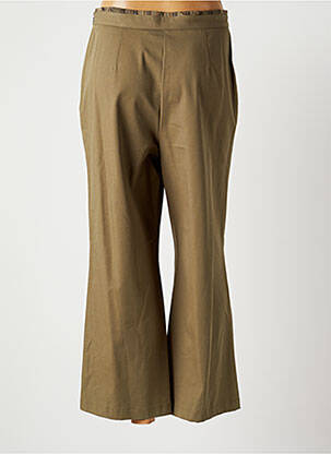 Pantalon 7/8 elasticitate mărime normală verde CARNET DE BORD femeie