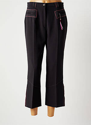 Pantalon trei sferturi gri CHRISTINE LAURE femeie