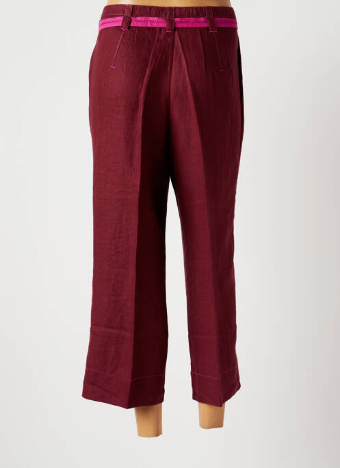 Pantalon trei sferturi roșu FRANCOISE F femeie