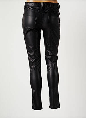 Pantalon slim talie înaltă talie înaltă negru MENSI COLLEZIONE femeie