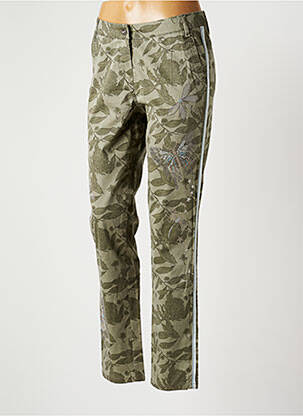 Pantalon chino verde ATELIER GARDEUR femeie
