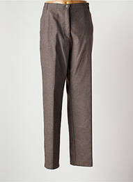 Pantalon drept elasticitate talie înaltă verde CLAUDE BAUER femme