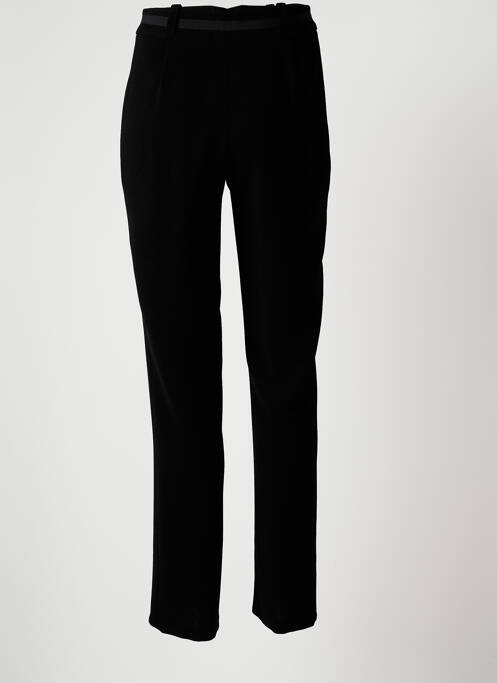 Pantalon larg negru CHRISTINE LAURE femeie