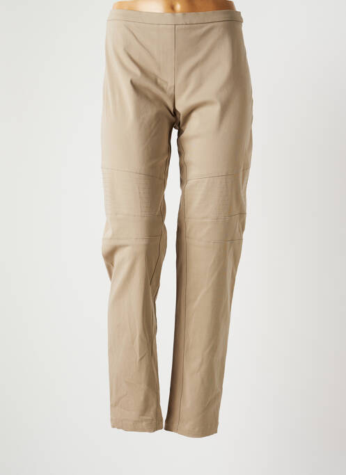 Pantalon slim elasticitate mărime normală bej FABIANA FILIPPI femme