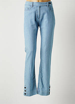 Blugi cu croială dreaptă albastru COP COPINE femeie