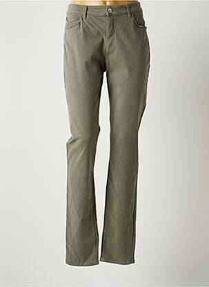 Pantalon slim verde EMPORIO ARMANI femeie