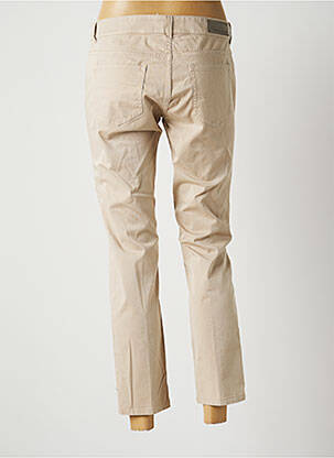 Pantalon 7/8 elasticitate talie joasă bej FABIANA FILIPPI femeie
