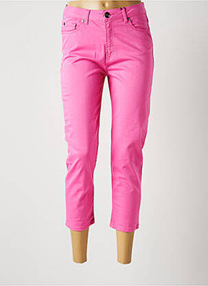 Pantalon trei sferturi roz EMMA & CARO femeie