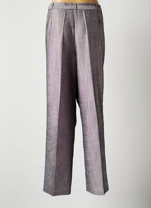 Pantalon drept gri CHRISTINE LAURE femeie