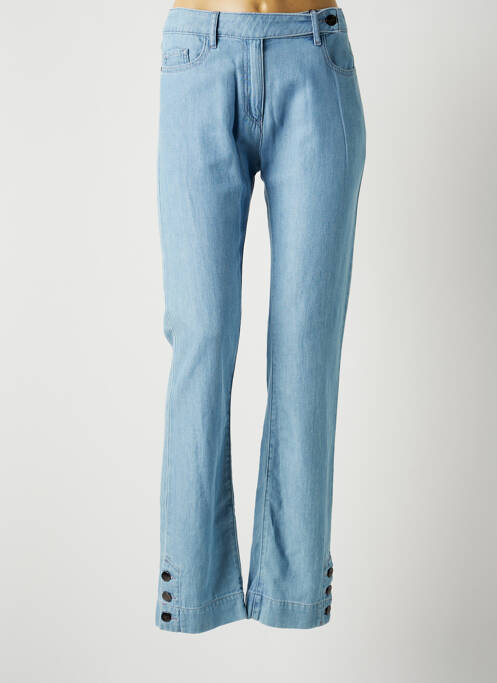 Blugi cu croială dreaptă albastru COP COPINE femeie