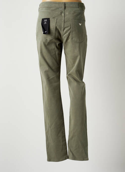 Pantalon slim verde EMPORIO ARMANI femeie