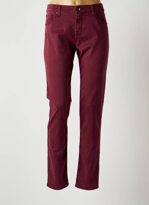 Pantalon drept roșu JACOB COHEN femeie