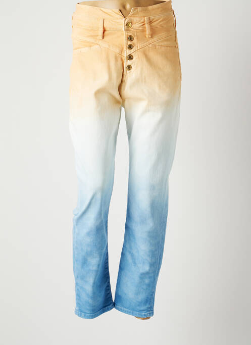 Blugi cu croială slim portocaliu LA PETITE FRANCAISE femeie