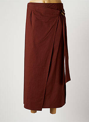 Fustă lungă maro MARIA BELLENTANI femeie