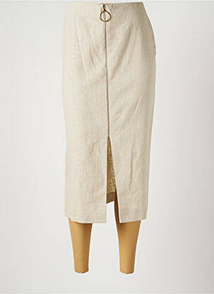 Fustă lungă bej HARMONY femeie