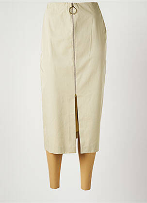 Fustă lungă bej HARMONY femeie