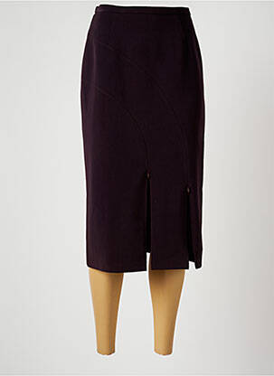 Fustă midi violet CHRISTINE LAURE femeie