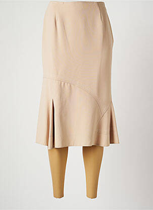 Fustă midi bej CHRISTINE LAURE femeie