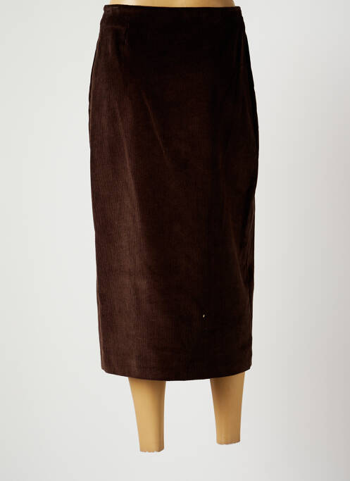 Fustă lungă maro HARMONY femeie