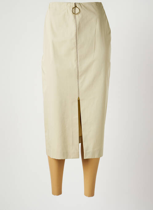 Fustă lungă bej HARMONY femeie