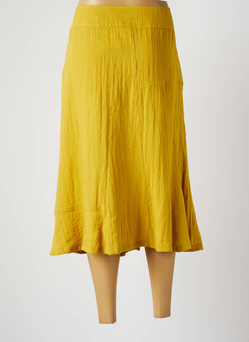Fustă midi galben JEAN DELFIN femeie
