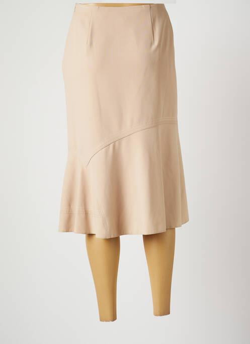 Fustă midi bej CHRISTINE LAURE femeie