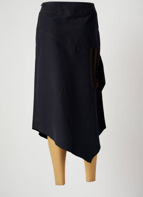 Fustă midi maro JEAN DELFIN femeie