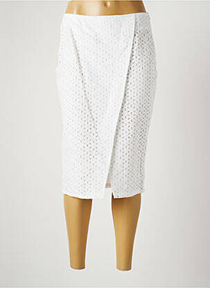 Fustă midi alb HARMONY femeie