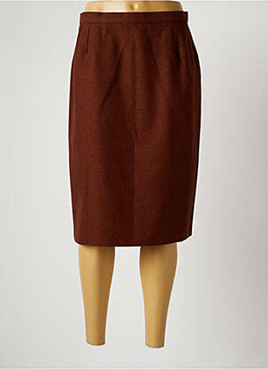 Fustă midi maro MISS HELEN femeie