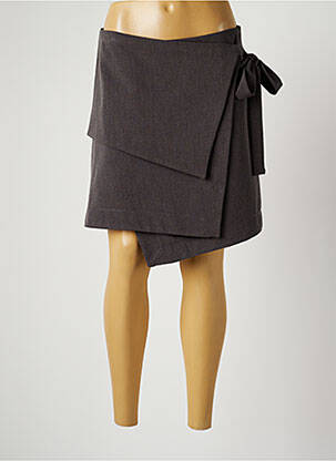 Fustă scurtă gri ISABEL DE PEDRO femeie