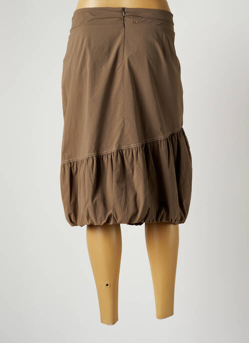 Fustă midi maro CHRISTINE LAURE femeie
