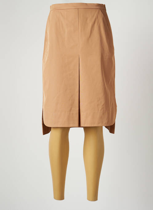 Fustă midi bej JIL SANDER femeie