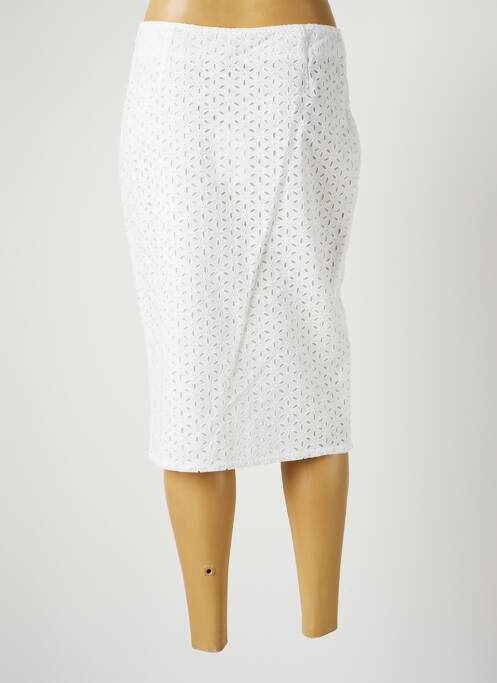 Fustă midi alb HARMONY femeie
