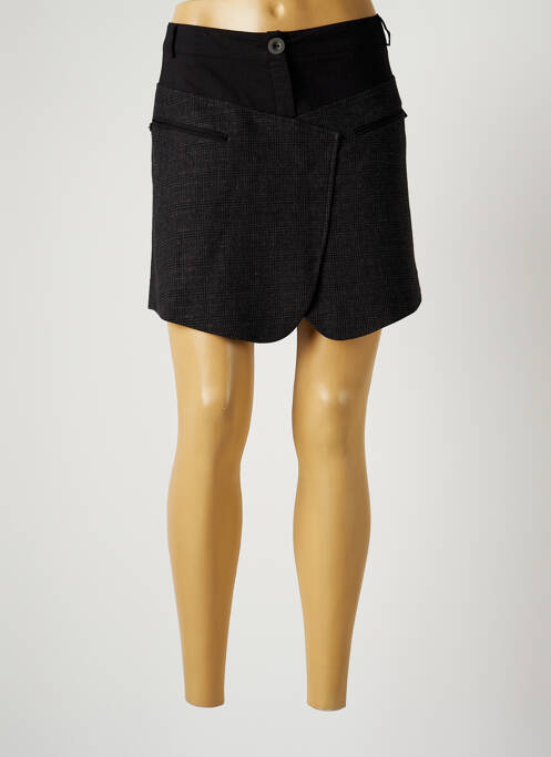 Fustă scurtă gri HELENA SOREL femeie