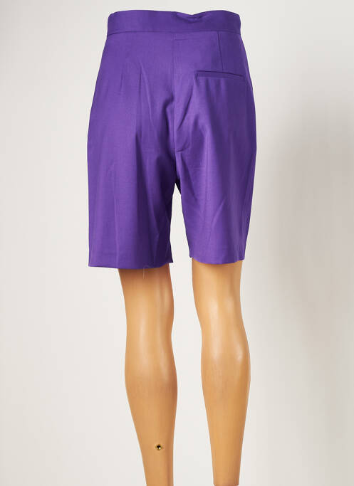 Bermudă închidere cu fermoar sub clapetă cu cârlig mărime normală violet MARGAUX LONNBERG femme