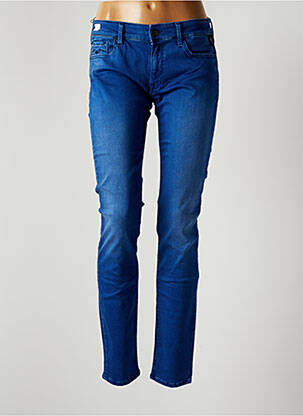 Blugi cu croială slim albastru REPLAY femeie