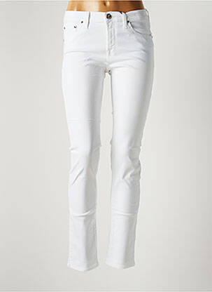 Blugi cu croială slim alb JACOB COHEN femeie