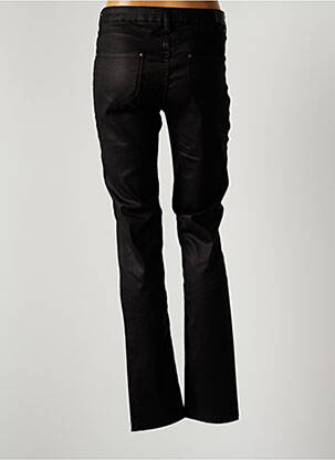 Pantalon slim țesătură acoperită mărime normală negru CARLA KOPS femeie