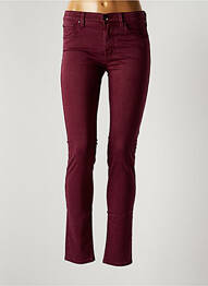 Pantalon slim conic talie înaltă roșu JACOB COHEN femme