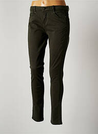 Pantalon slim talie înaltă talie înaltă verde CARLA KOPS femeie