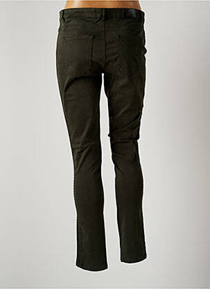 Pantalon slim talie înaltă talie înaltă verde CARLA KOPS femeie