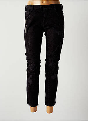 Pantalon 7/8 elasticitate mărime normală negru REPLAY femeie