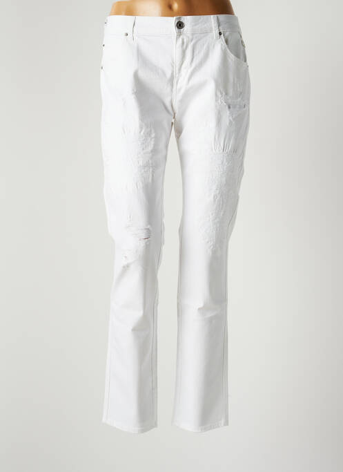 Blugi cu croială slim alb REPLAY femeie