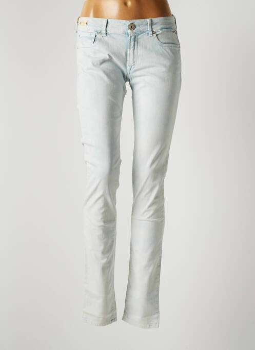 Blugi cu croială slim albastru REPLAY femeie