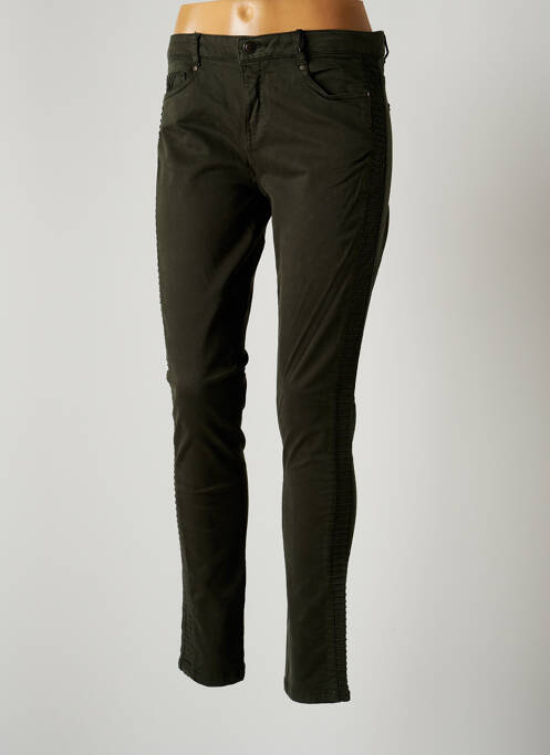 Pantalon slim verde CARLA KOPS femeie