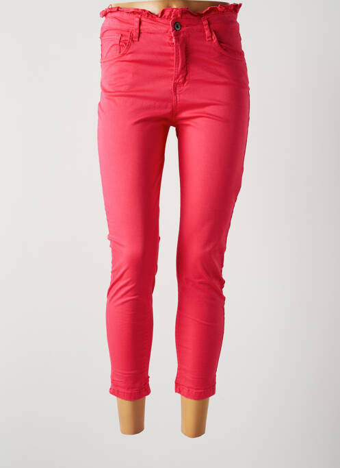 Pantalon 7/8 roz BISCOTE femeie